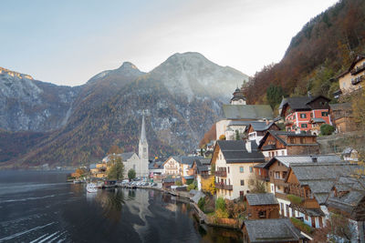 View of buildings in city