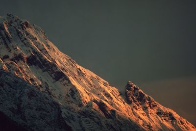 Scenic view of mountain against sky