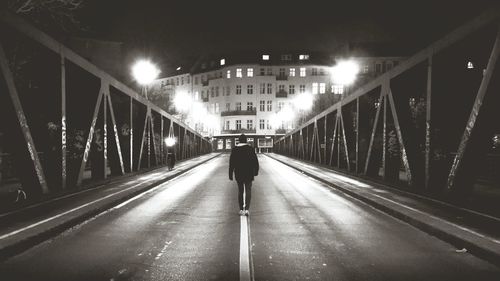 People walking in tunnel