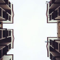 Low angle view of apartment building