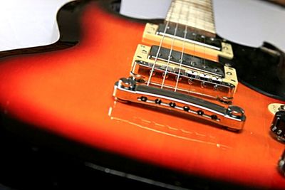 Close-up of guitar