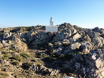 Lighthouse at seaside
