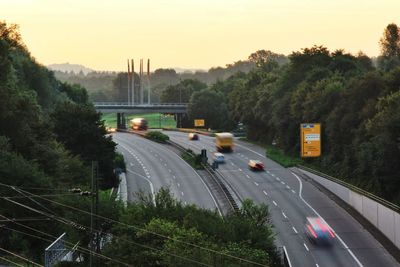 Traffic on road