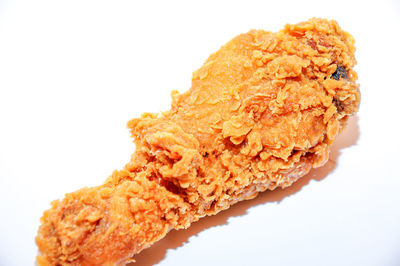 Close-up of food on white background