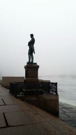 Statue of liberty against clear sky