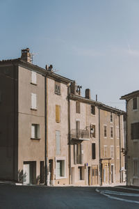 Buildings against sky in city