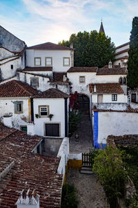 Houses in a city