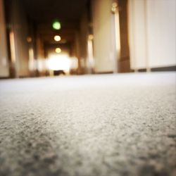 Surface level of empty road