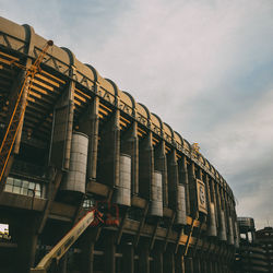 Low angle view of building against sky