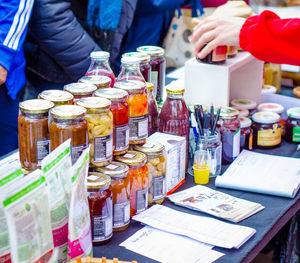 Handmade natural canned food fair