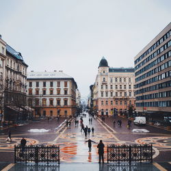 Winter in budapest