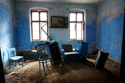Interior of abandoned room