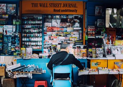 Woman standing in store