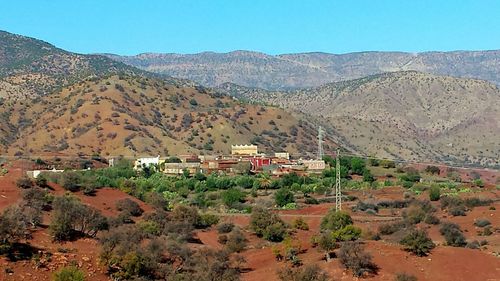 Scenic view of mountains