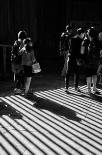 Tourists at todaiji temple