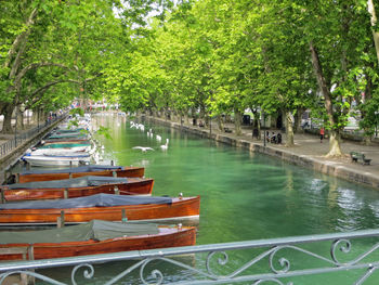 Boats in a lake