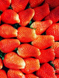 Full frame shot of strawberries