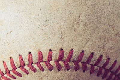 Full frame shot of baseball