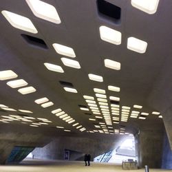 Low angle view of ceiling