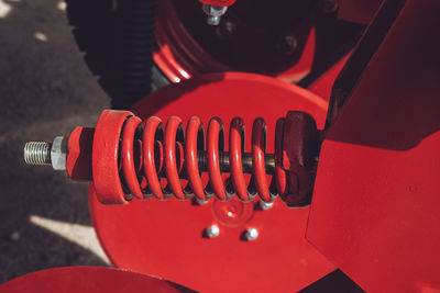 Working parts of new agricultural disc harrow. plow. harrow. cultivator for cultivating the earth