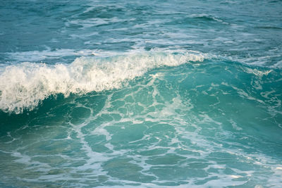 Full frame shot of waves in sea