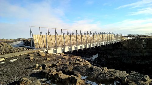 Bridge against sky