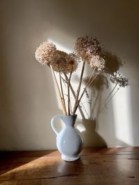 Potted plant on table