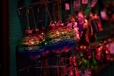 Close-up of illuminated light bulb