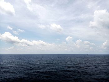 Scenic view of seascape against sky