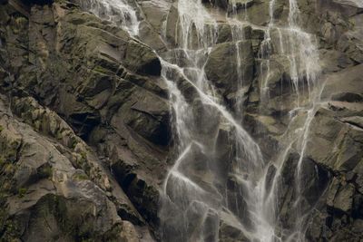 Scenic view of waterfall