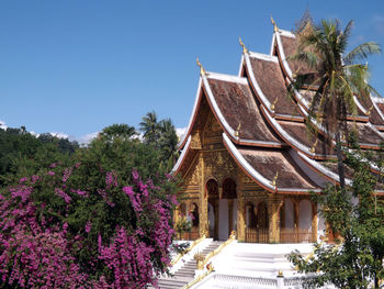 Temple with sky in background