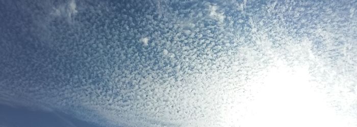 Full frame shot of clouds