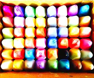 Full frame shot of colorful candies for sale