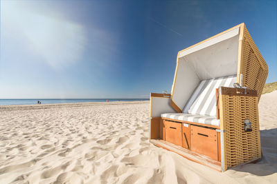 Lifeguard hut on beach