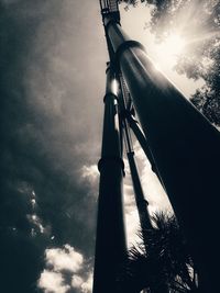 Low angle view of tower against sky