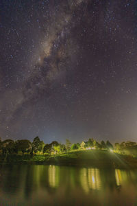 The beauty of the milkyway in cukul, pengalengan, bandung, west java, indonesia