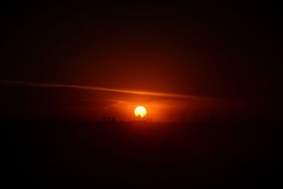 Scenic view of sunset