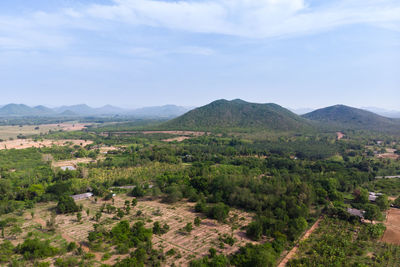 Scenic view of landscape against sky