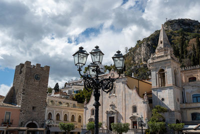 Low angle view of historic building against sky