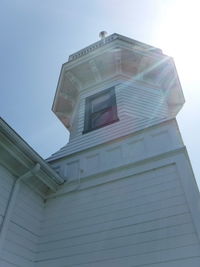 Low angle view of building against sky