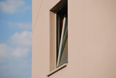 Low angle view of building against sky