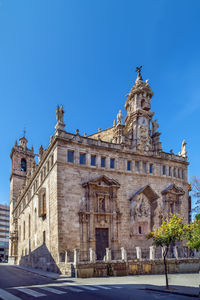 Church santos juanes, valencia, spain. rear  facade.