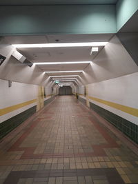 Empty subway station