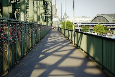 Walkway in city