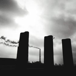 Low angle view of cloudy sky