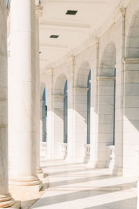 Corridor of historic building