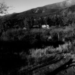 Scenic view of mountains