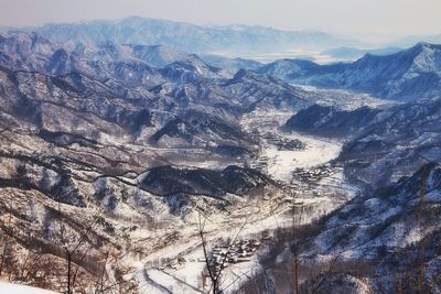Aerial view of landscape