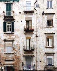 Full frame shot of old building in city