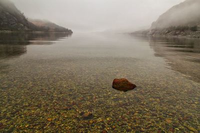 Scenic view of lake